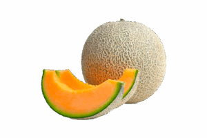 Cantaloupe Melon Fresh Organic Cut