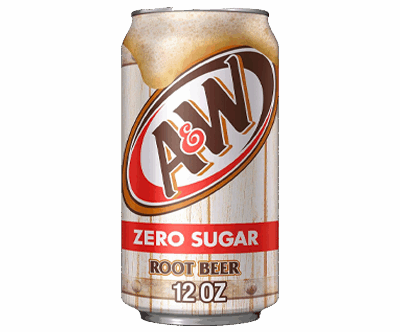 Diet A&W Root Beer, 12 fl oz – 12 Cans pack