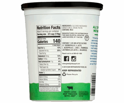 Stonyfield Organic Food