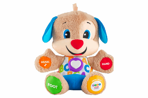 Baby & Toddler Toy Smart Stages Puppy With White Shirt, For Ages 6+ Months